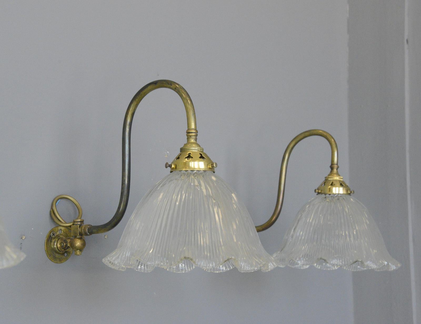 Articulated Wall Sconces by Holophane, circa 1910 3