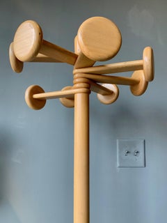 Articulated Wood Coat Rack