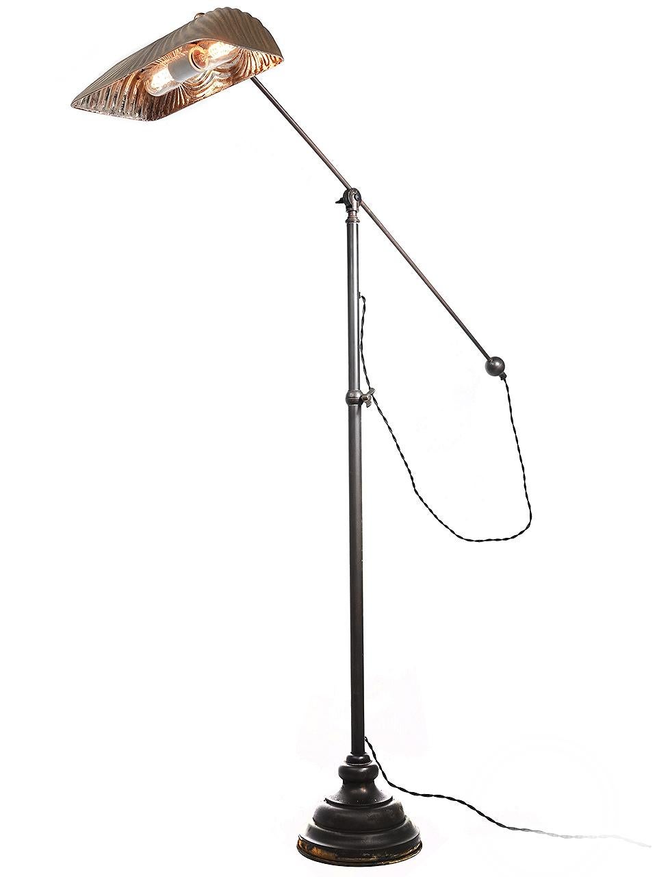 Industrial Articulated X-Ray Mercury Glass Floor Lamp