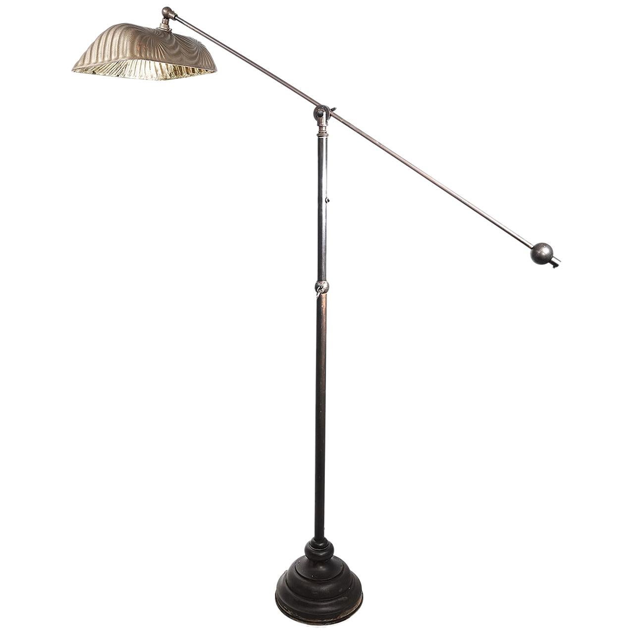 Articulated X-Ray Mercury Glass Floor Lamp