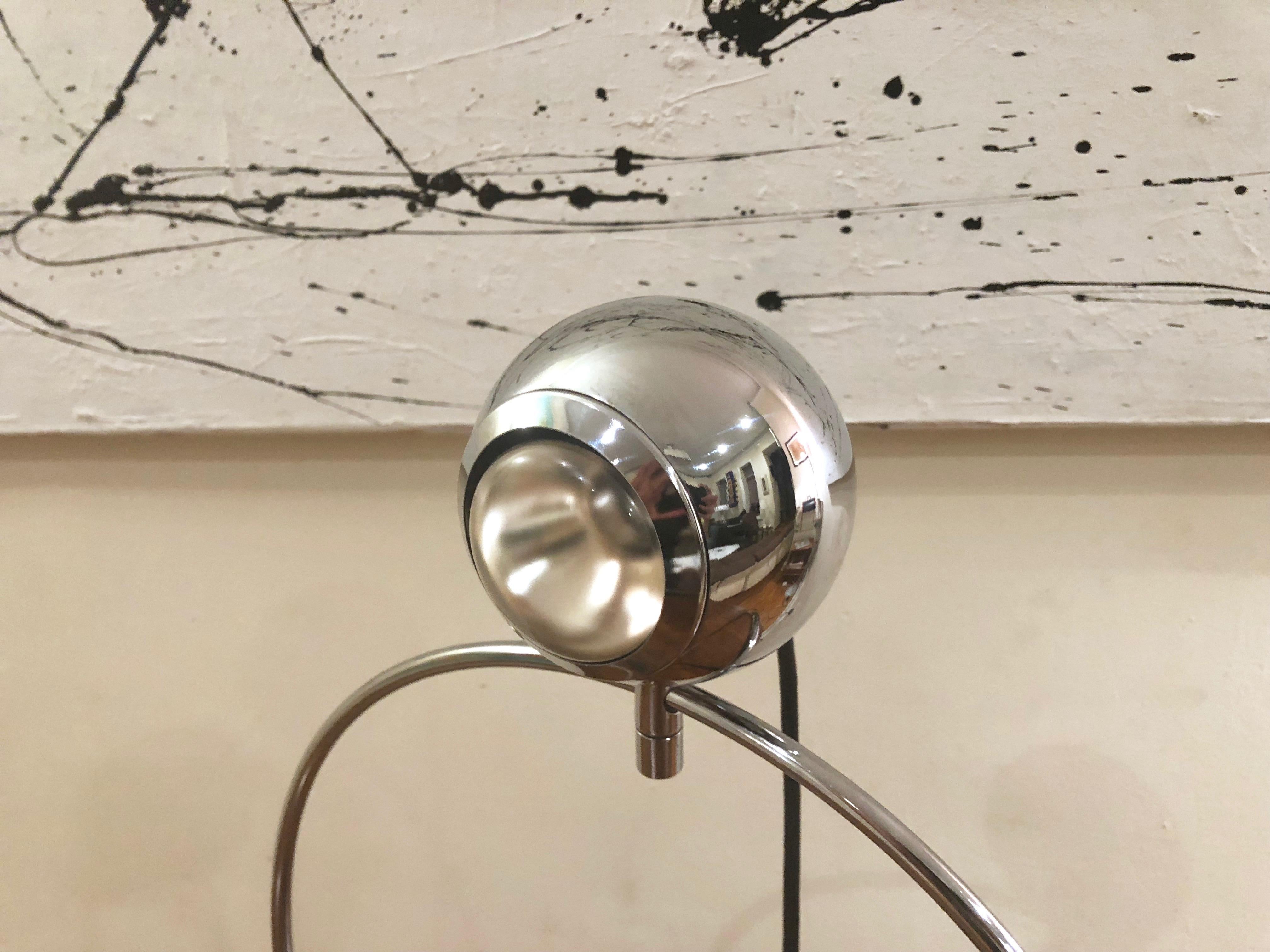 Late 20th Century Articulating and Orbiting Table Lamp, USA Circa 1970 For Sale