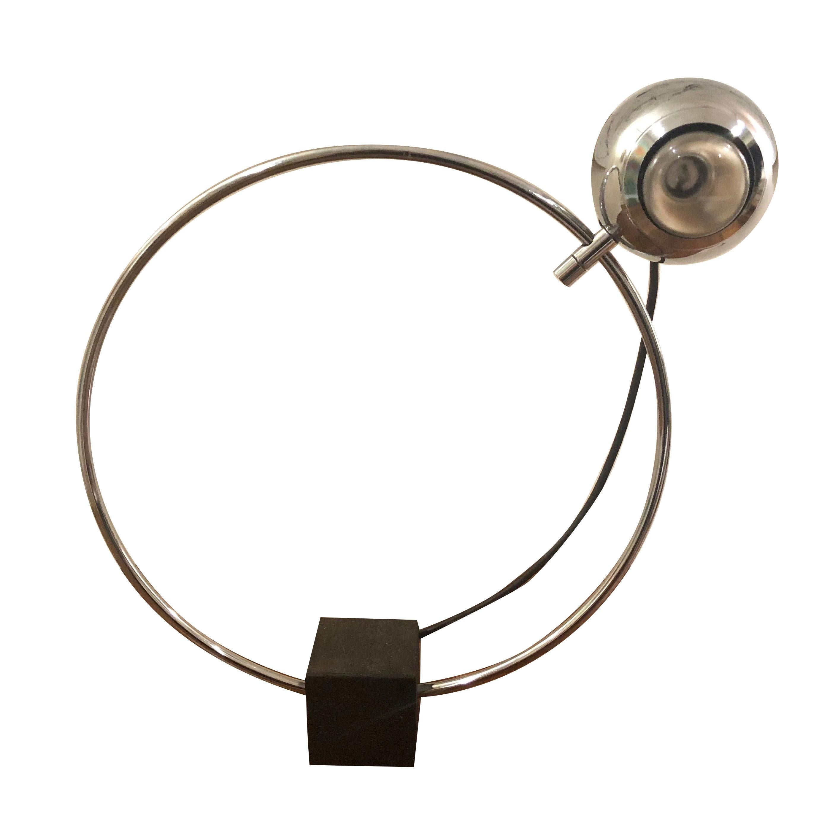 Articulating and Orbiting Table Lamp, USA Circa 1970