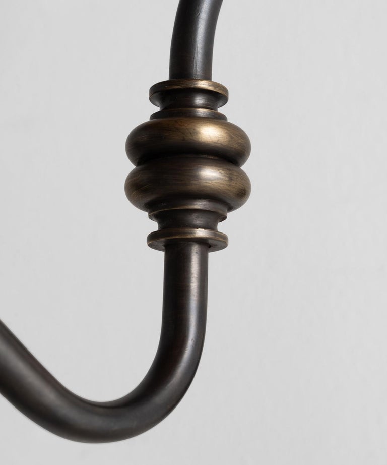 Contemporary Articulating Brass Gooseneck Sconce, Italy, 21st Century For Sale