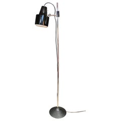 Articulating Chrome Floor Lamp , Italy, 1970s