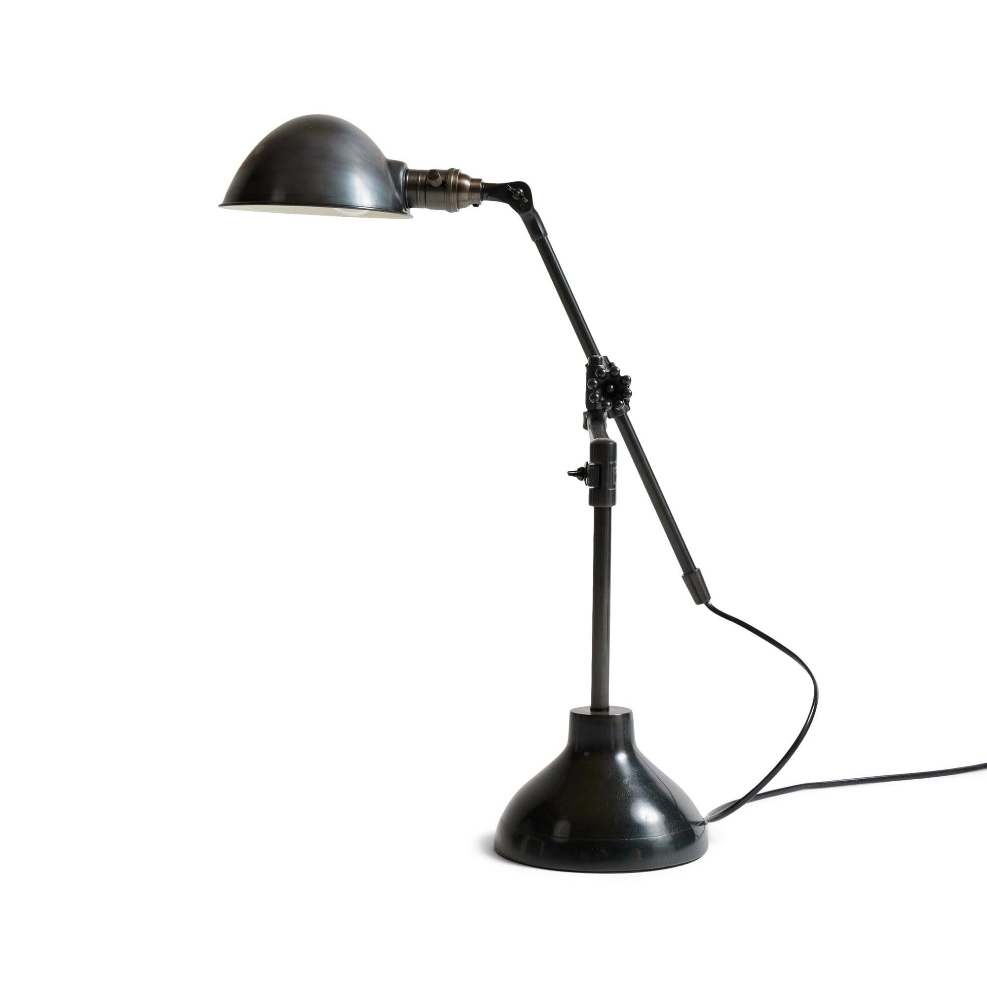 American Articulating Desk Lamp by O.C. White For Sale