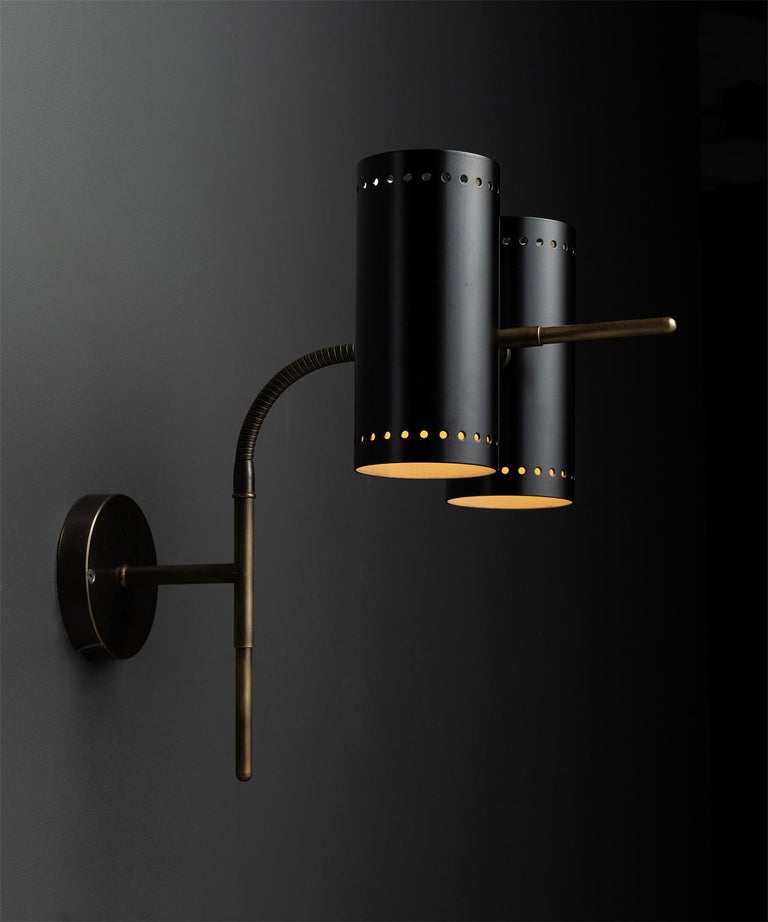 Articulating Double Wall Sconce, Made in Italy For Sale at 1stDibs