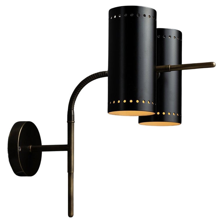 Articulating Double Wall Sconce, Made in Italy For Sale at 1stDibs