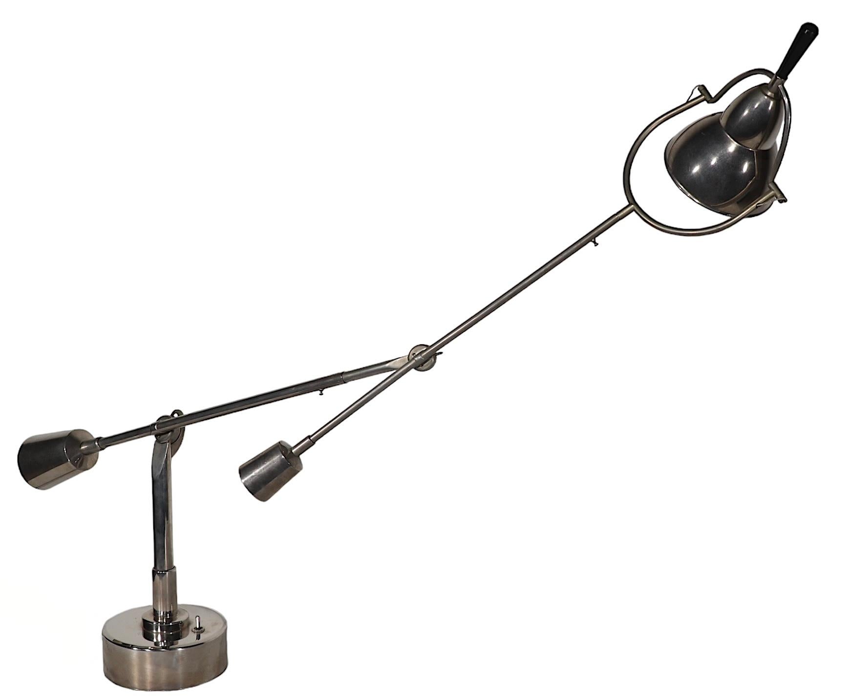 Articulating EB 27 Angle Poise Desk Lamp Designed by Buquet, C. 1990's For Sale 3
