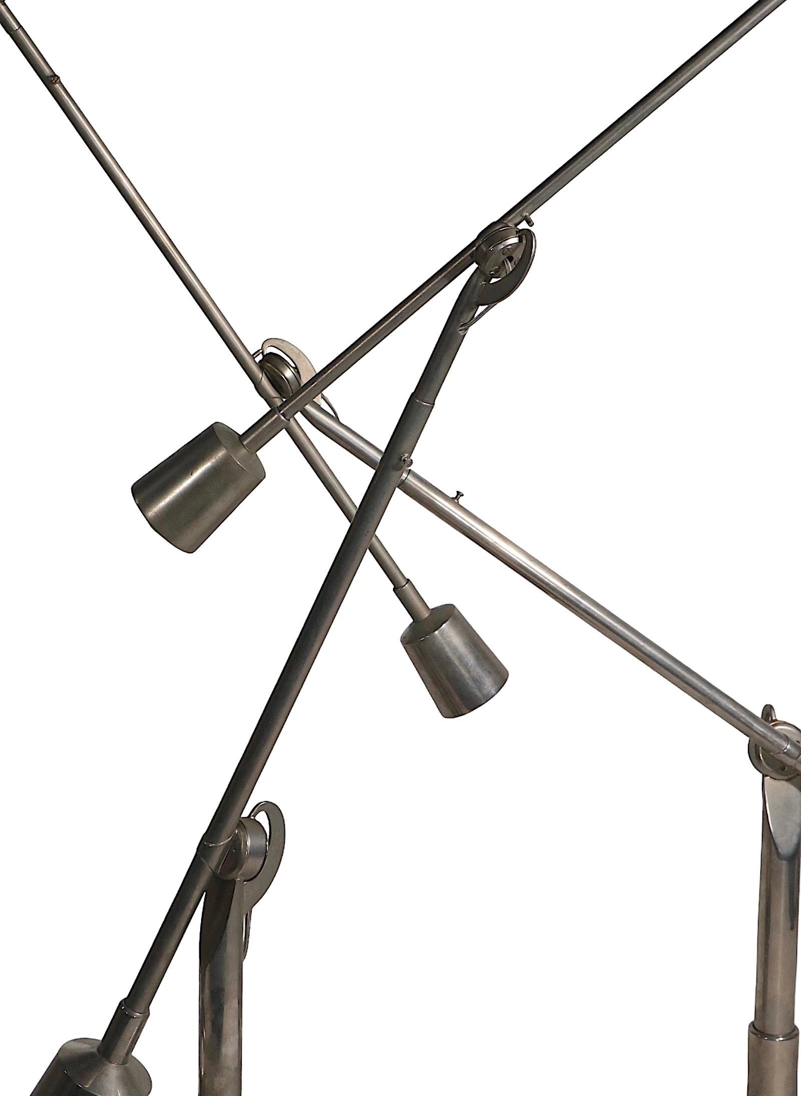 Articulating EB 27 Angle Poise Desk Lamp Designed by Buquet, C. 1990's 1
