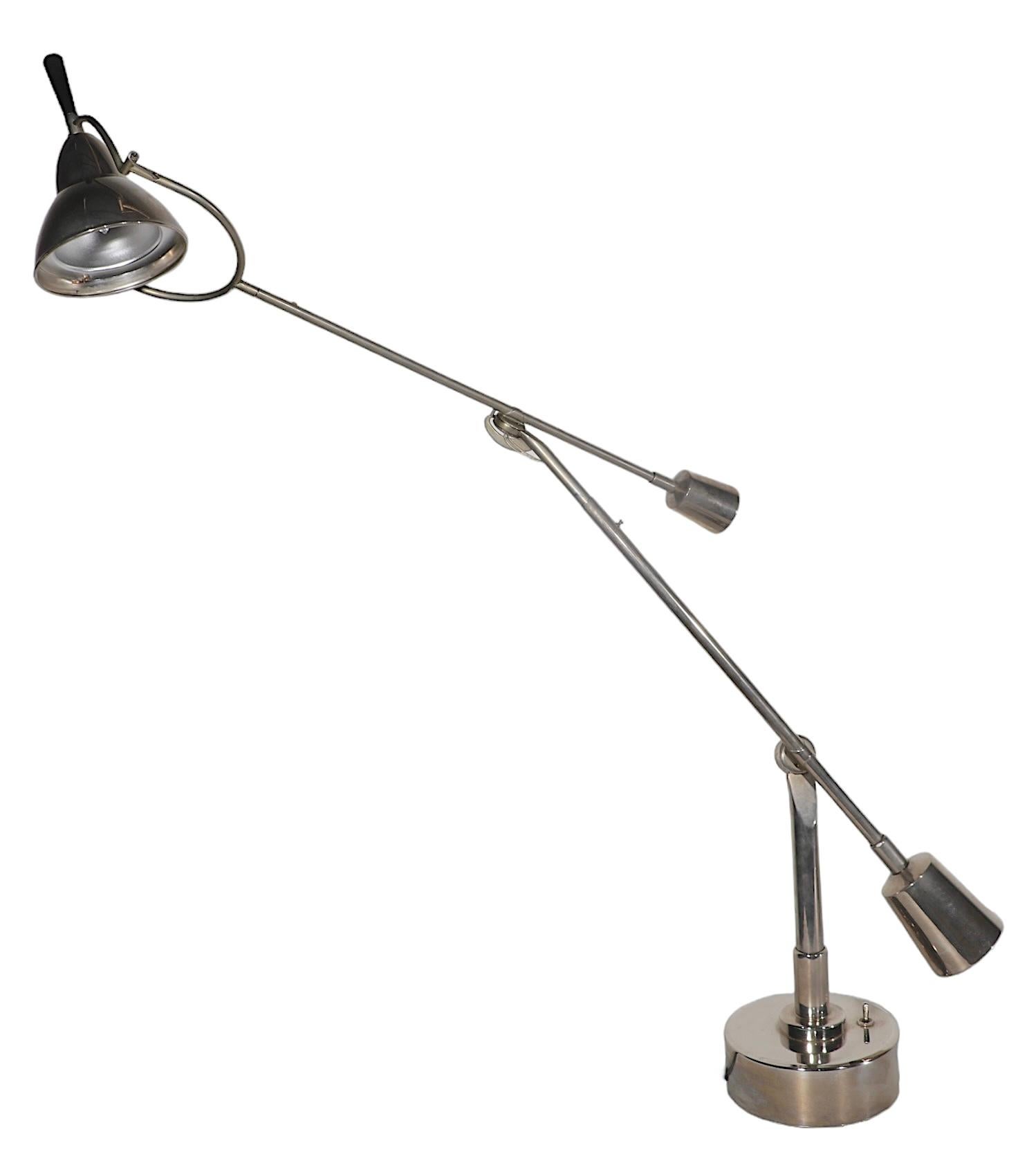 Articulating EB 27 Angle Poise Desk Lamp Designed by Buquet, C. 1990's For Sale 5