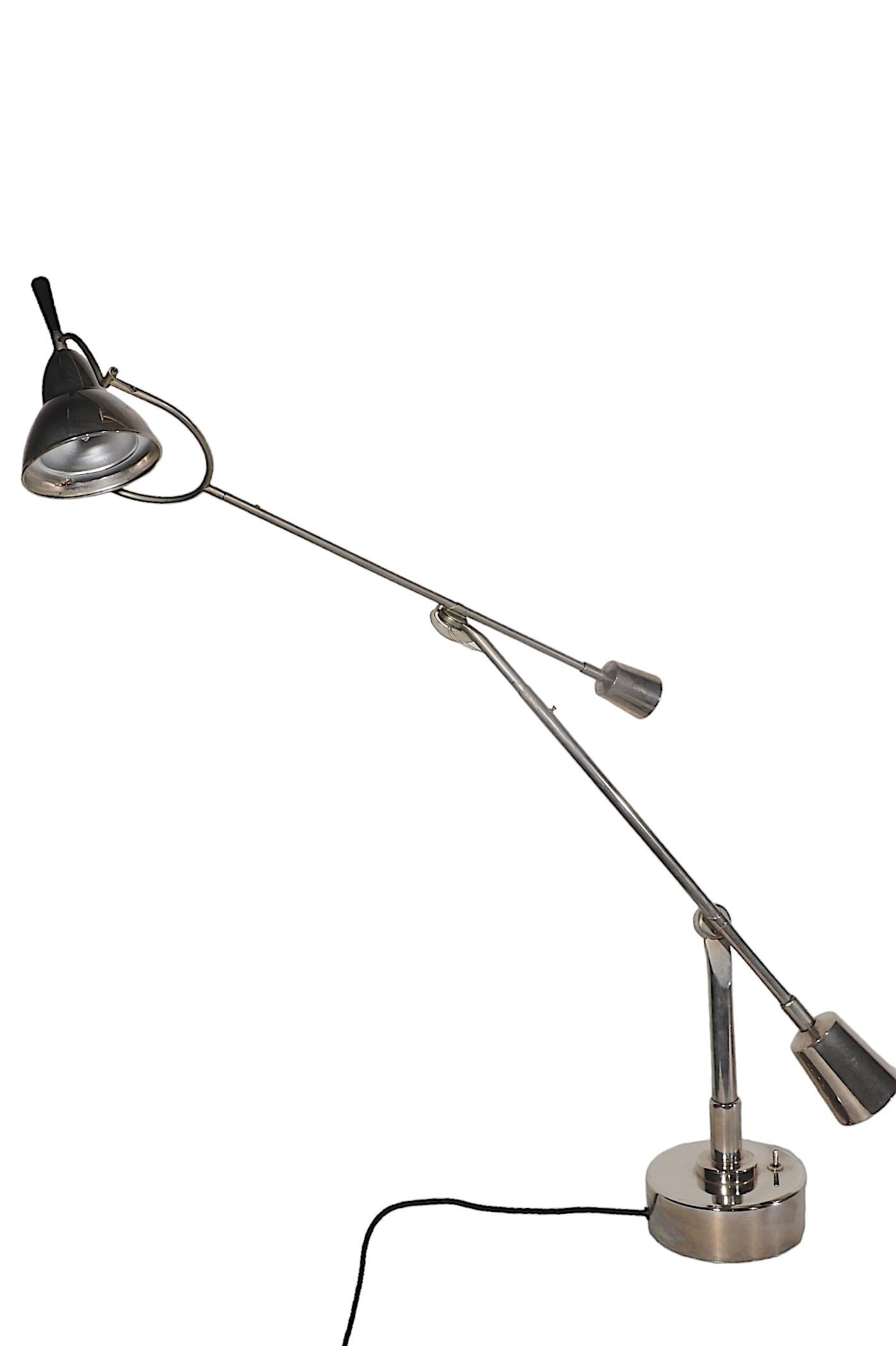 Articulating EB 27 Angle Poise Desk Lamp Designed by Buquet, C. 1990's For Sale 6