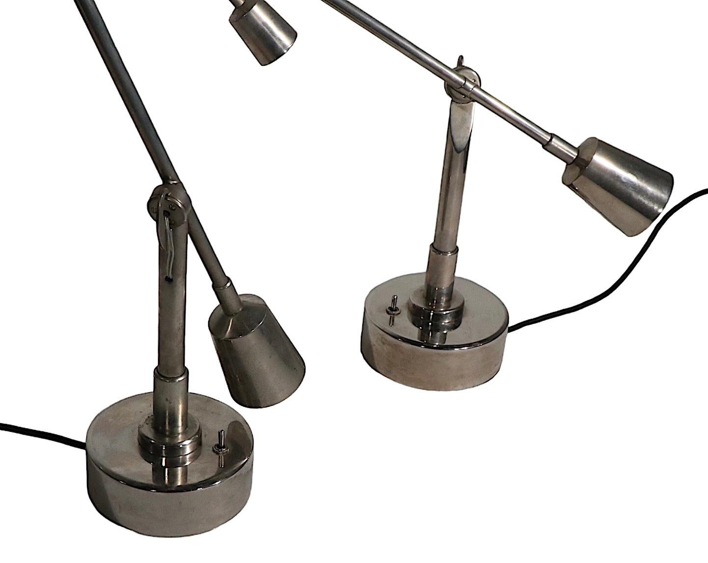 Articulating EB 27 Angle Poise Desk Lamp Designed by Buquet, C. 1990's 4