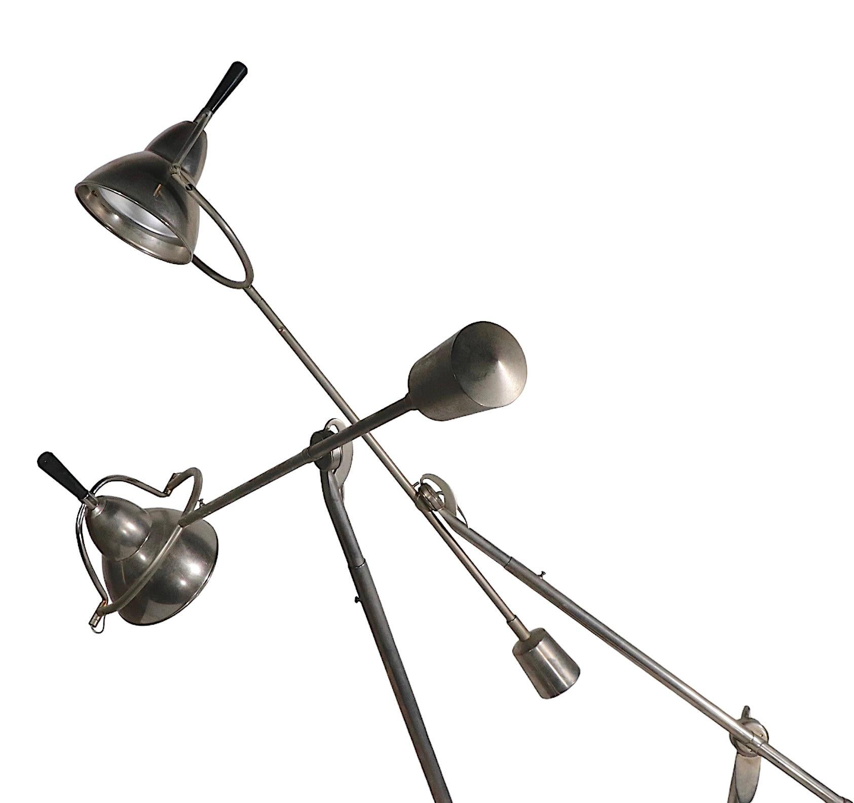 Articulating EB 27 Angle Poise Desk Lamp Designed by Buquet, C. 1990's 5
