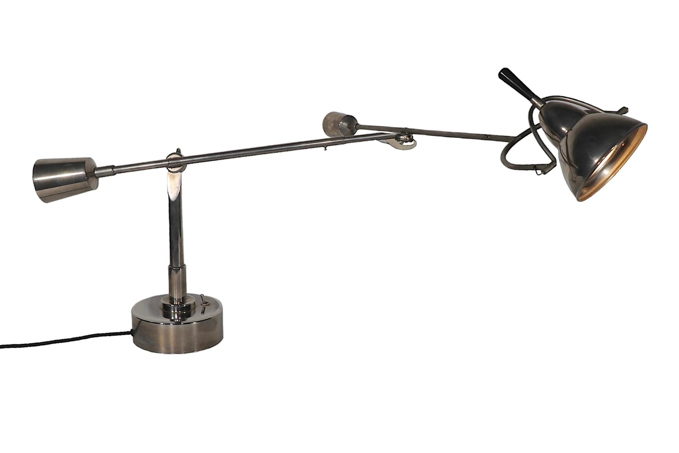 Articulating EB 27 Angle Poise Desk Lamp Designed by Buquet, C. 1990's For Sale 12