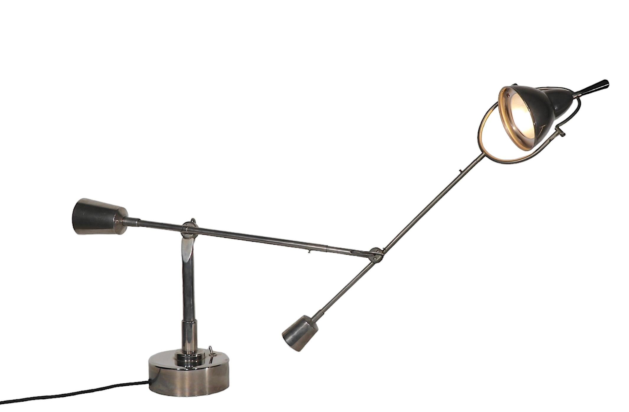 Articulating EB 27 Angle Poise Desk Lamp Designed by Buquet, C. 1990's For Sale 13