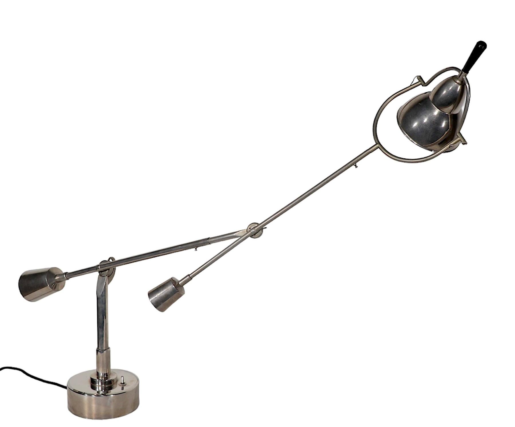 Articulating EB 27 Angle Poise Desk Lamp Designed by Buquet, C. 1990's For Sale 2