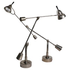 Vintage Articulating EB 27 Angle Poise Desk Lamp Designed by Buquet, C. 1990's