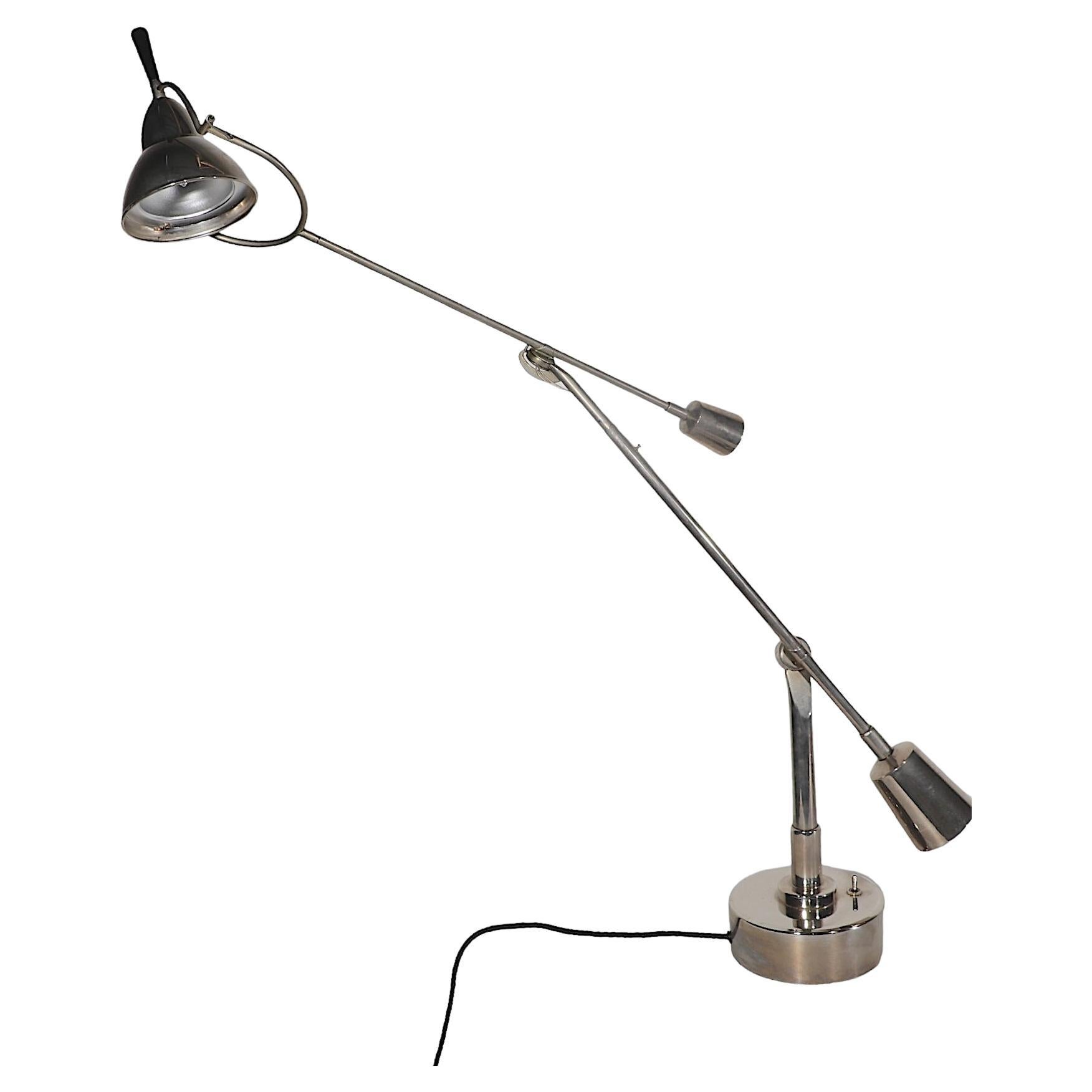 Articulating EB 27 Angle Poise Desk Lamp Designed by Buquet, C. 1990's For Sale