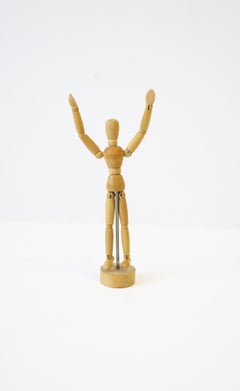 Articulating Wood Figure Sculpture