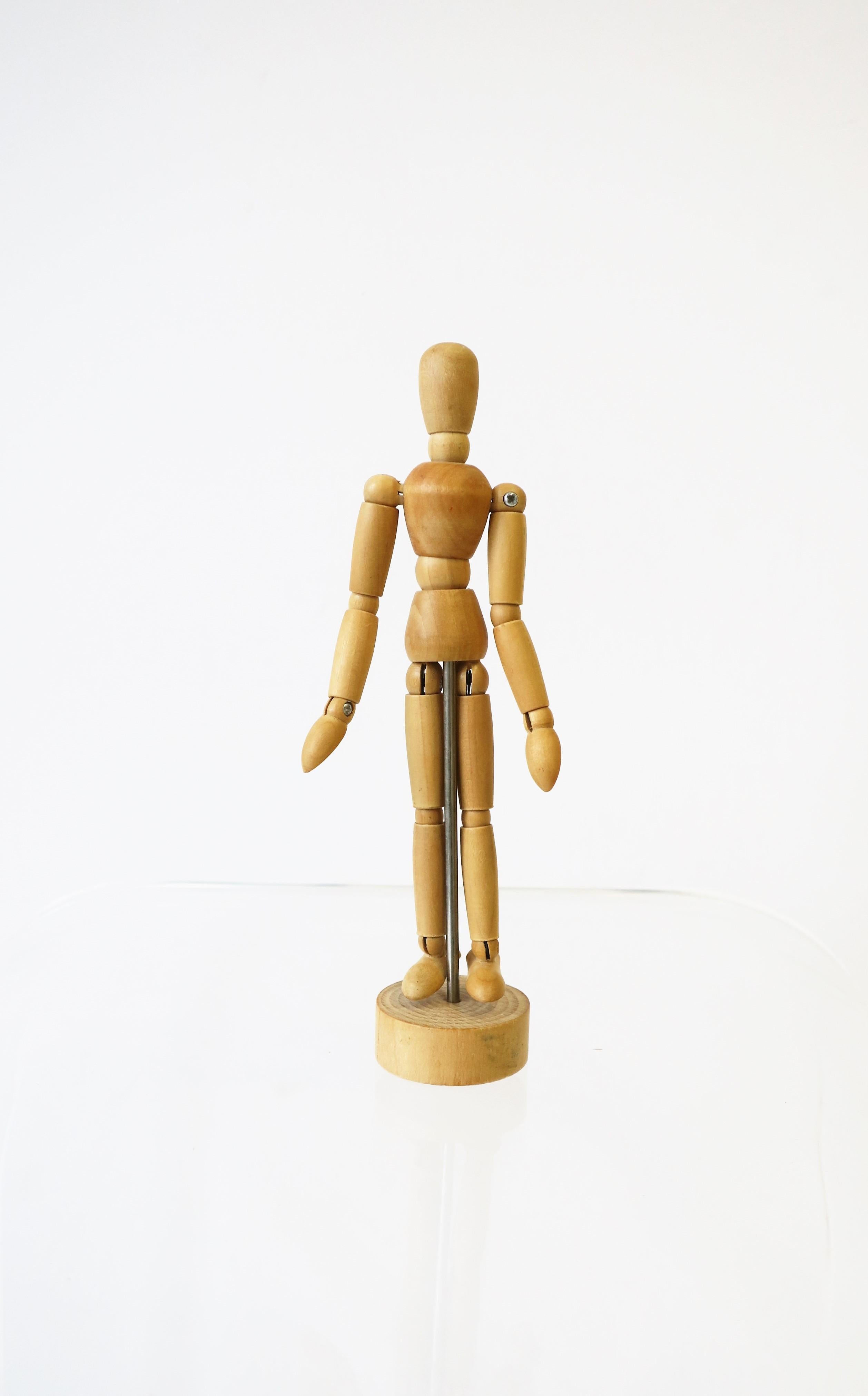 wooden figure model