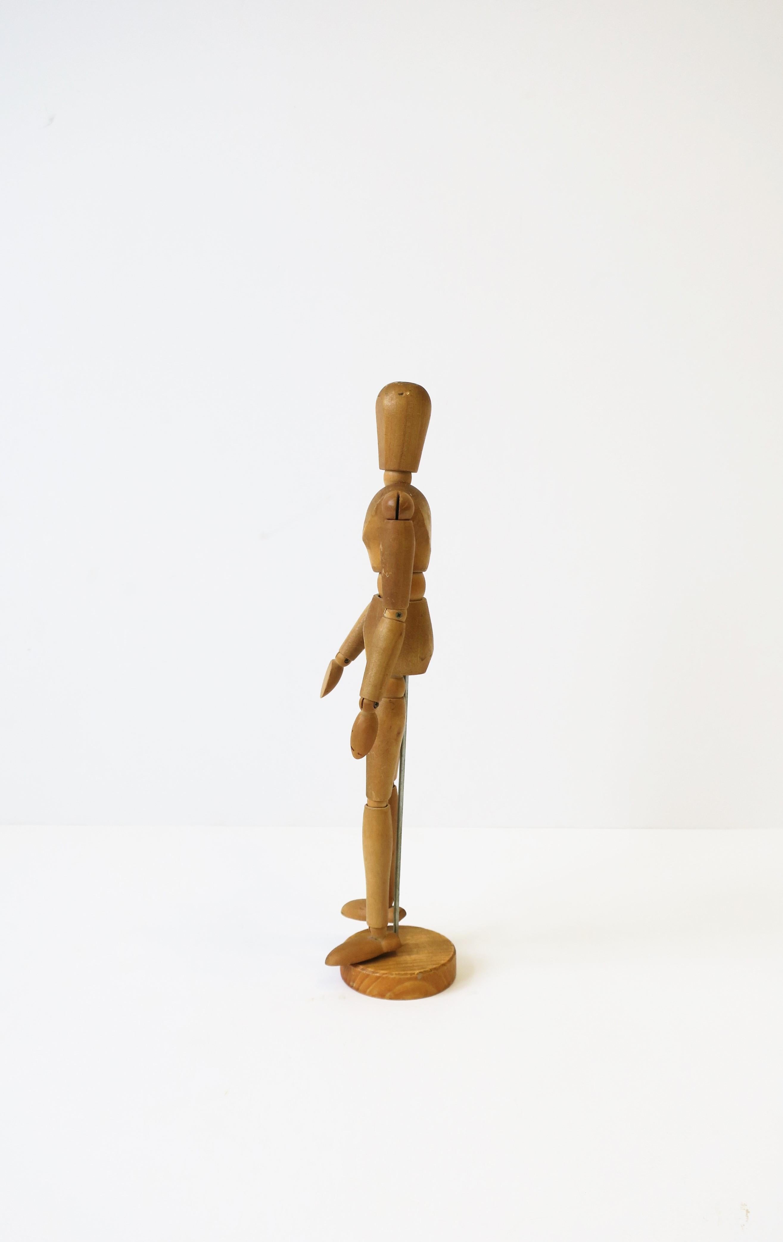 Articulating Wood Figure Sculpture Piece 3