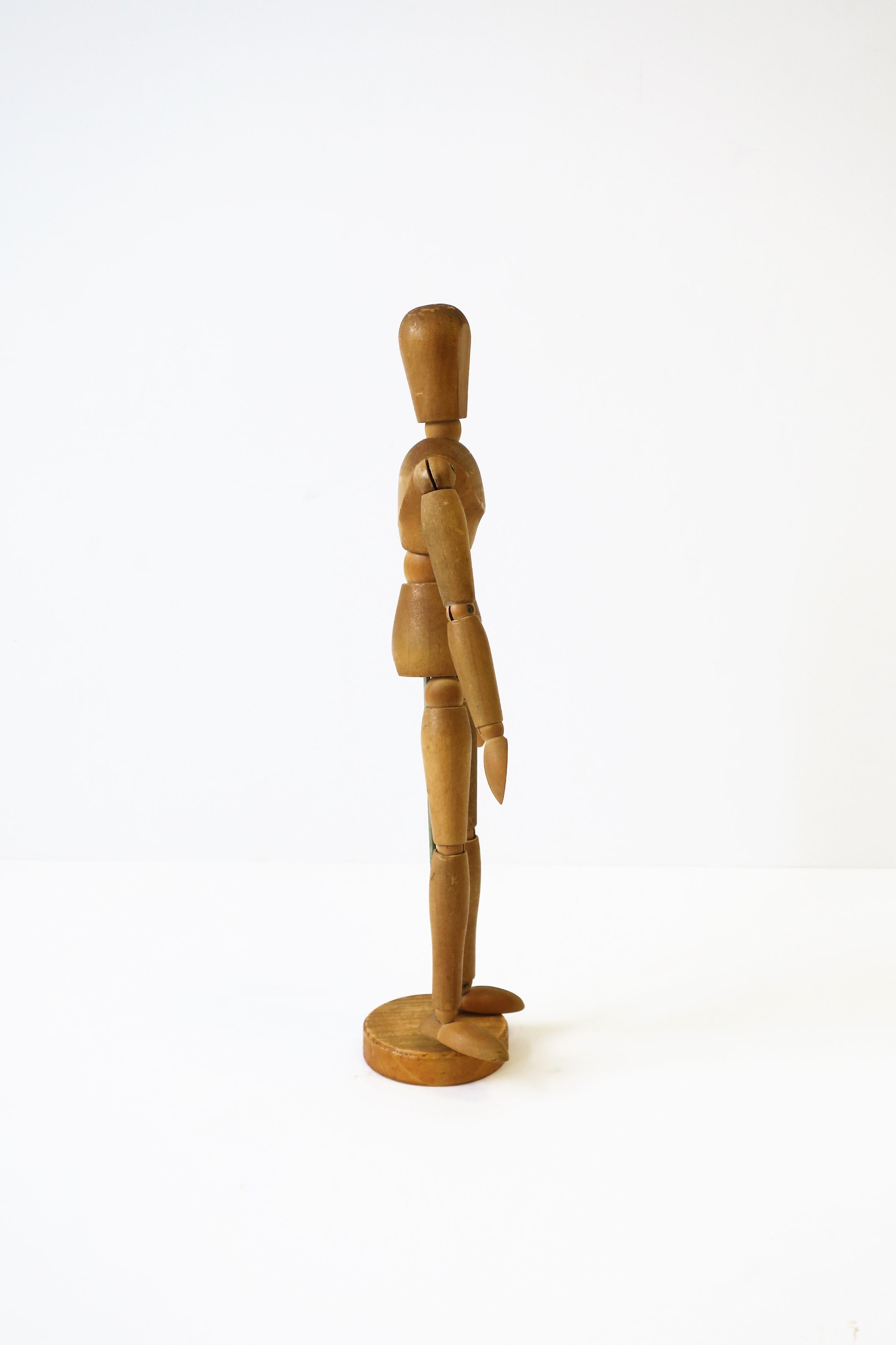 Articulating Wood Figure Sculpture Piece 4