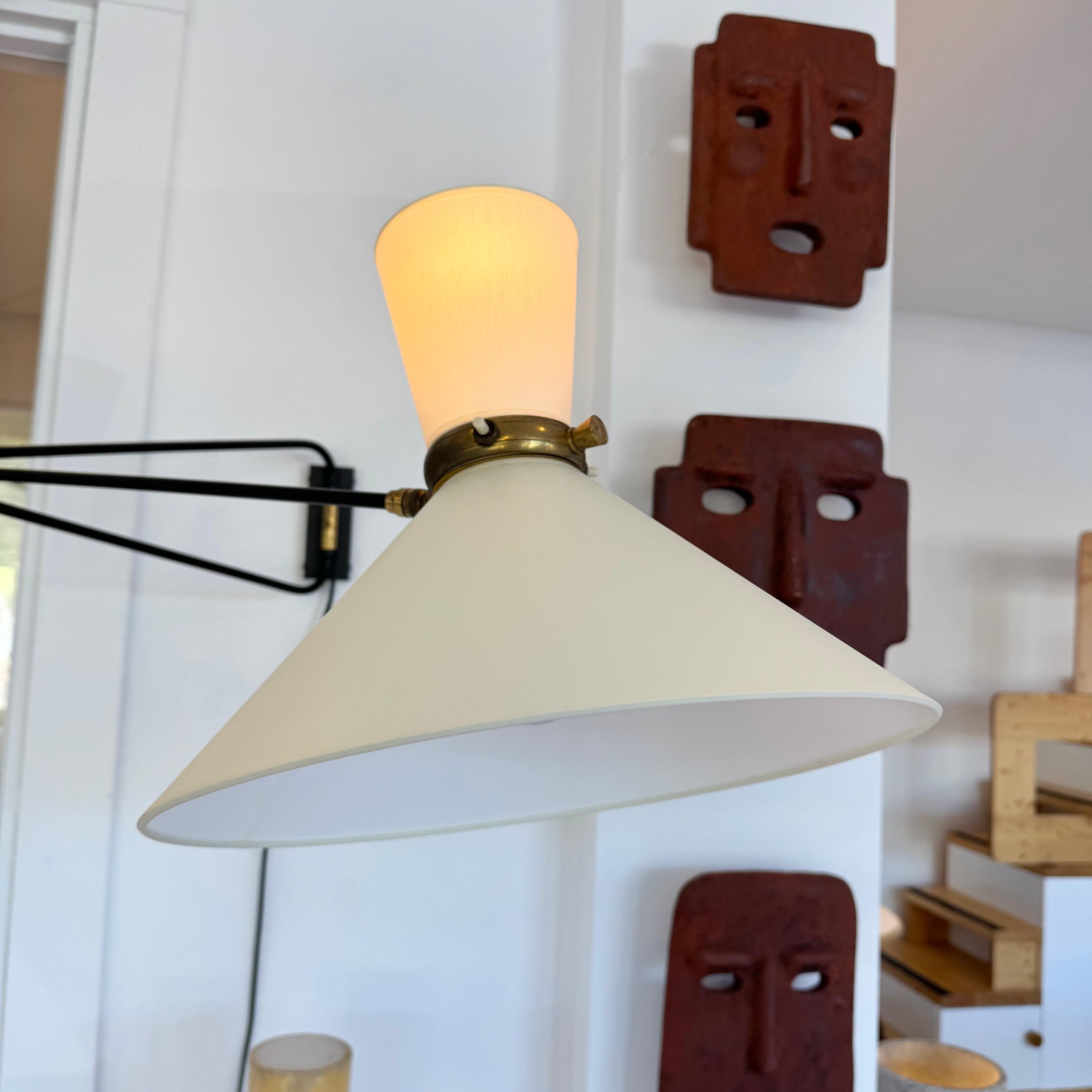Applique articulée de Rene Mathieu pour Lunel, années 1950, France en vente 4