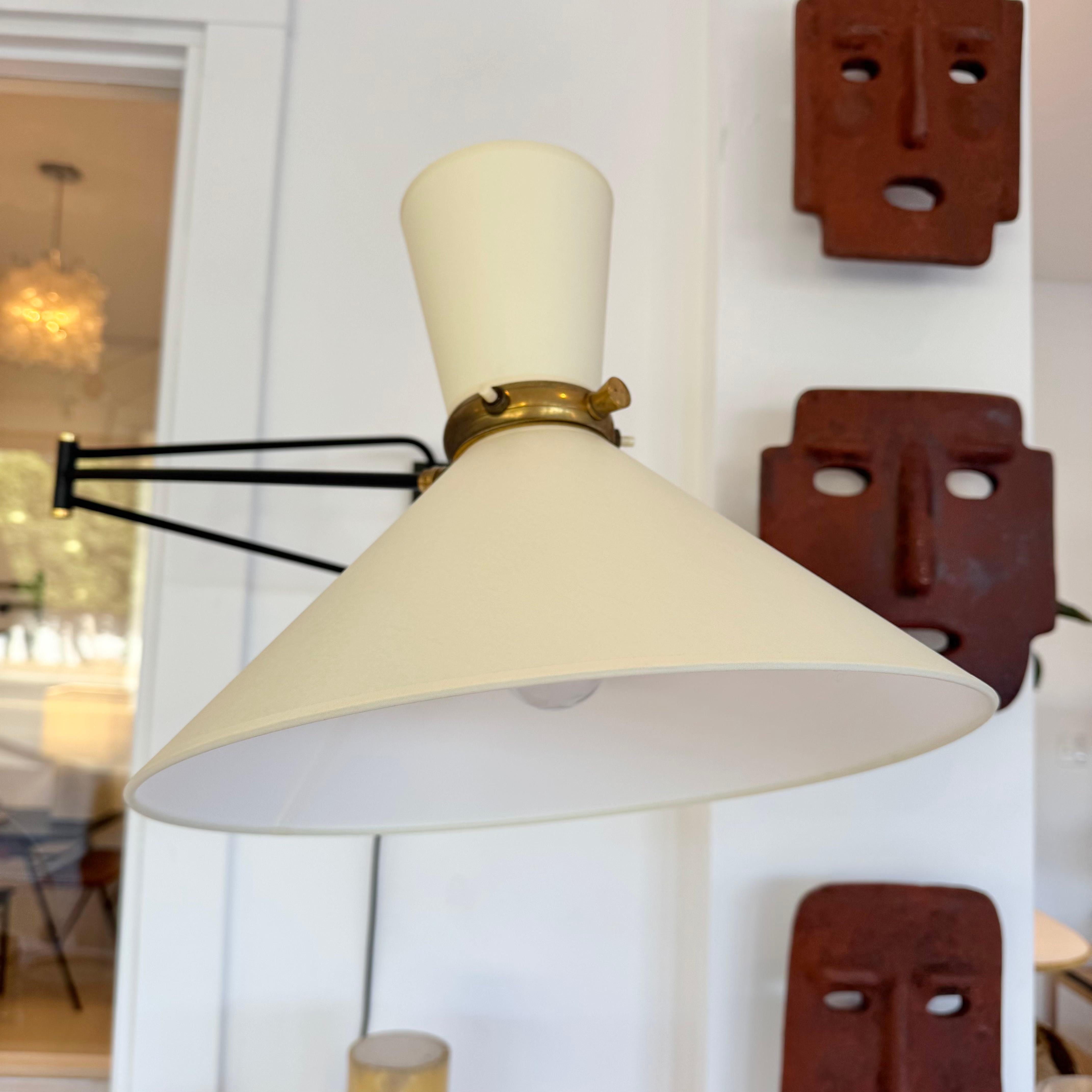 Applique articulée de Rene Mathieu pour Lunel, années 1950, France en vente 5