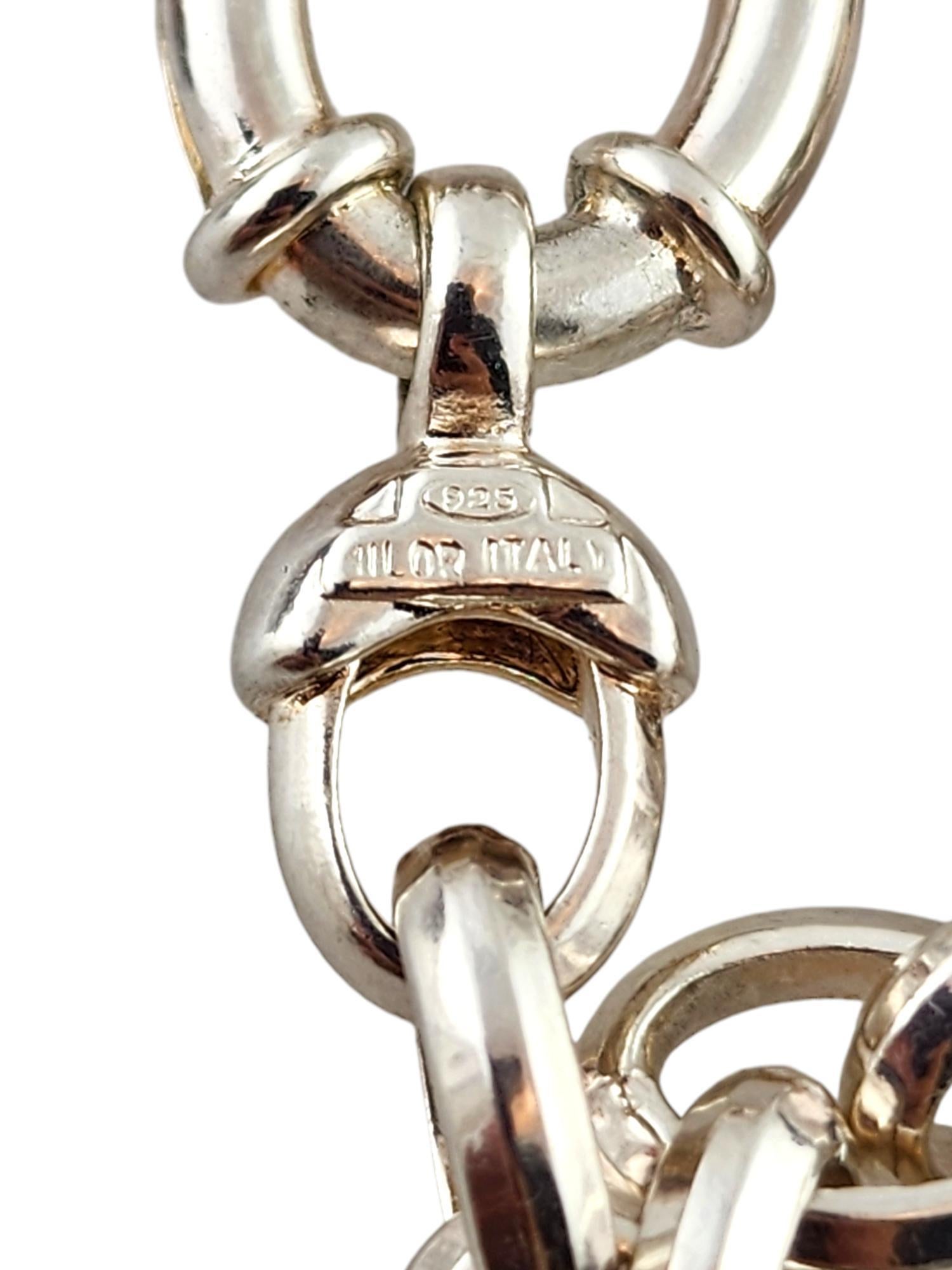 Articulating Serling Silver Enamel Teddy Bear Charm Bracelet #18427 4