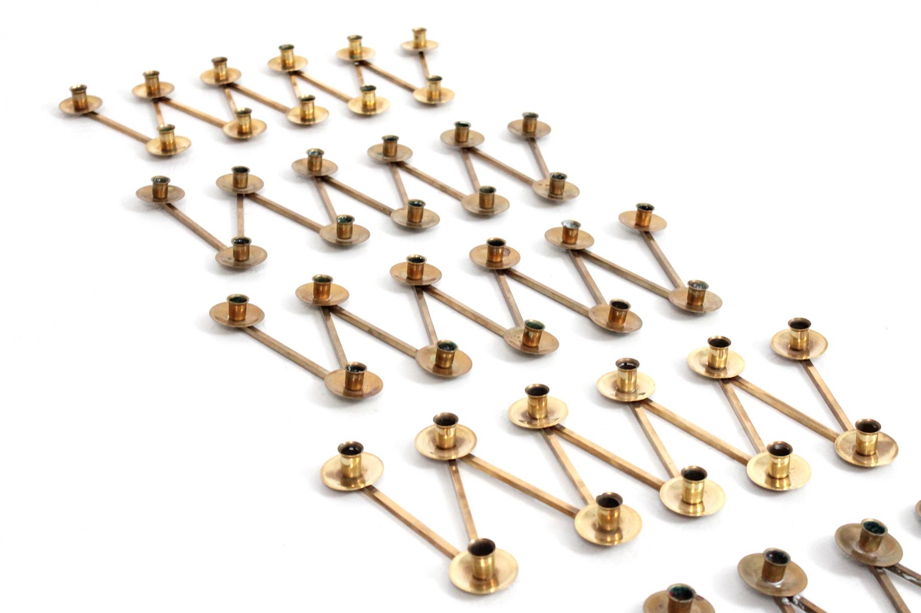 Articulating Swedish Brass Candlestick Collection 2