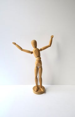 Articulating Wood Model Figure Sculpture