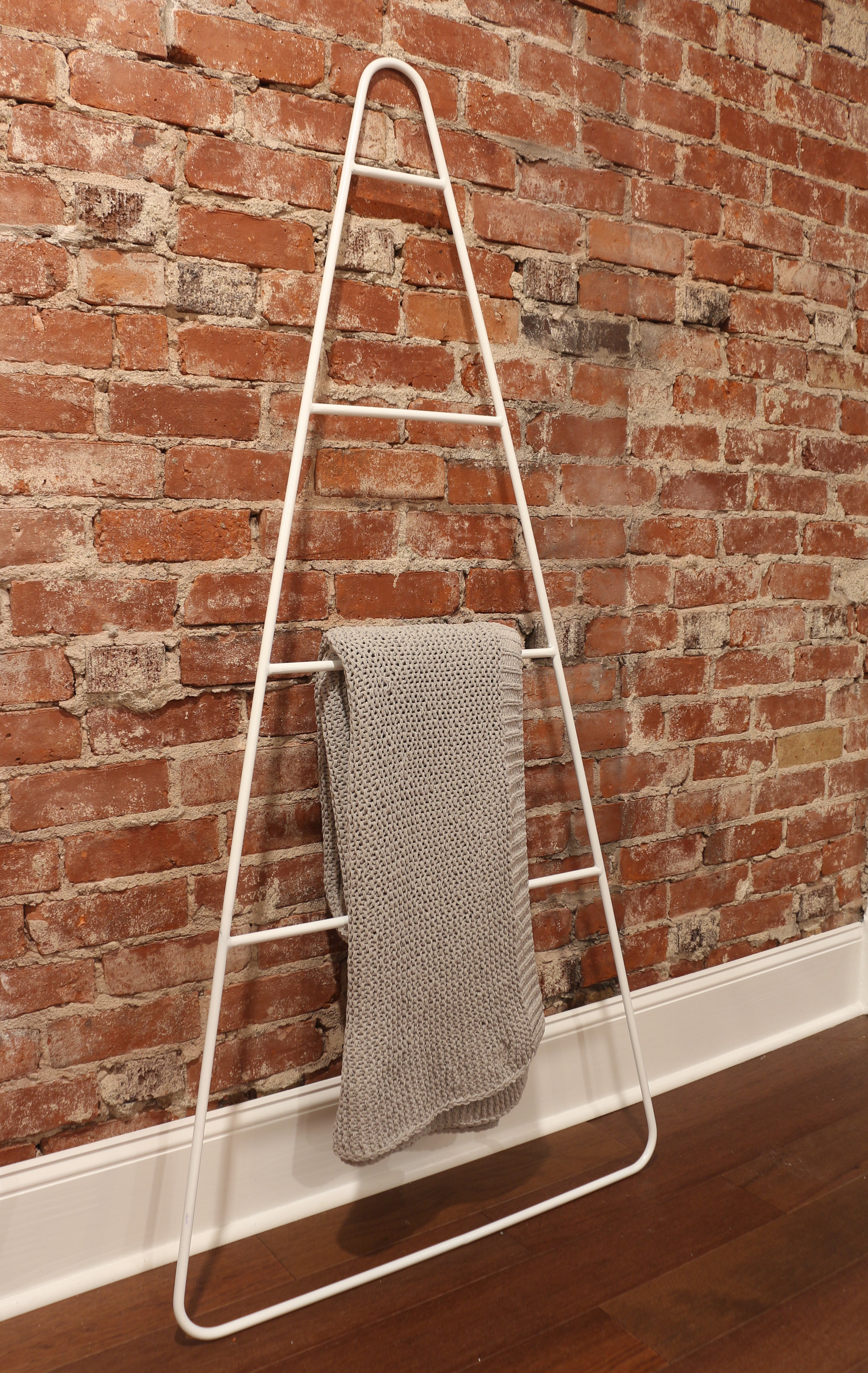Scandinavian inspired blanket/towel ladder. Simple, minimal and clean rack.
 