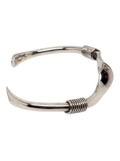 Bracelet manchette Navajo en argent sterling d'Artie Yellowhorse n° 24630