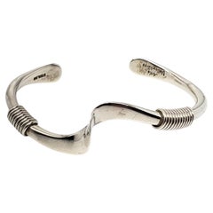 Bracelet manchette Navajo en argent sterling d'Artie Yellowhorse n° 24630