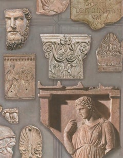 Artifacts Hand-painted Canvas Mural