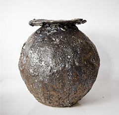 Artefactos  Jarrón- Luna grande de Bronce hecho a mano, único en su género