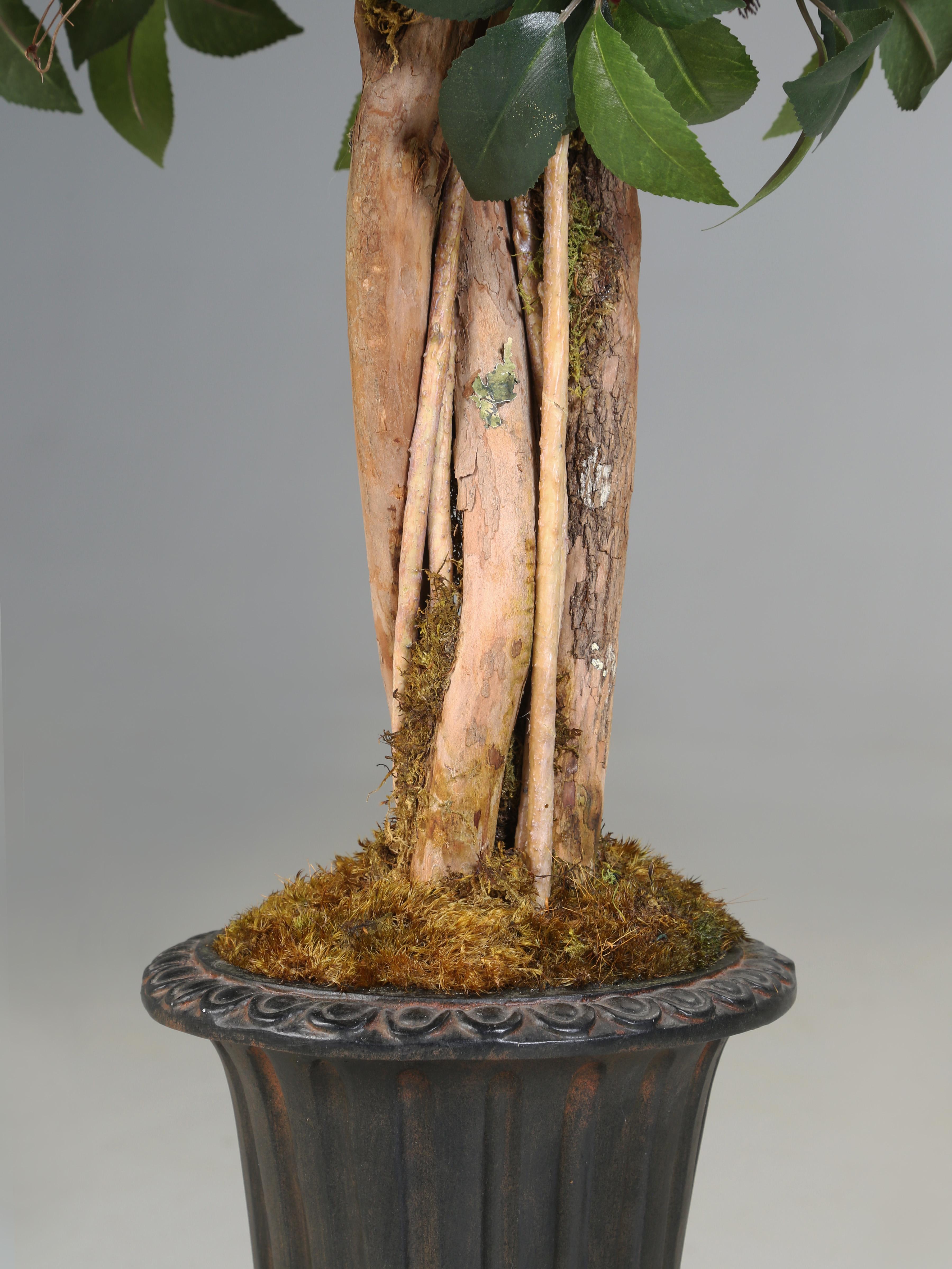 Arrangement floral artificiel fait à la main et très réaliste en vente 5