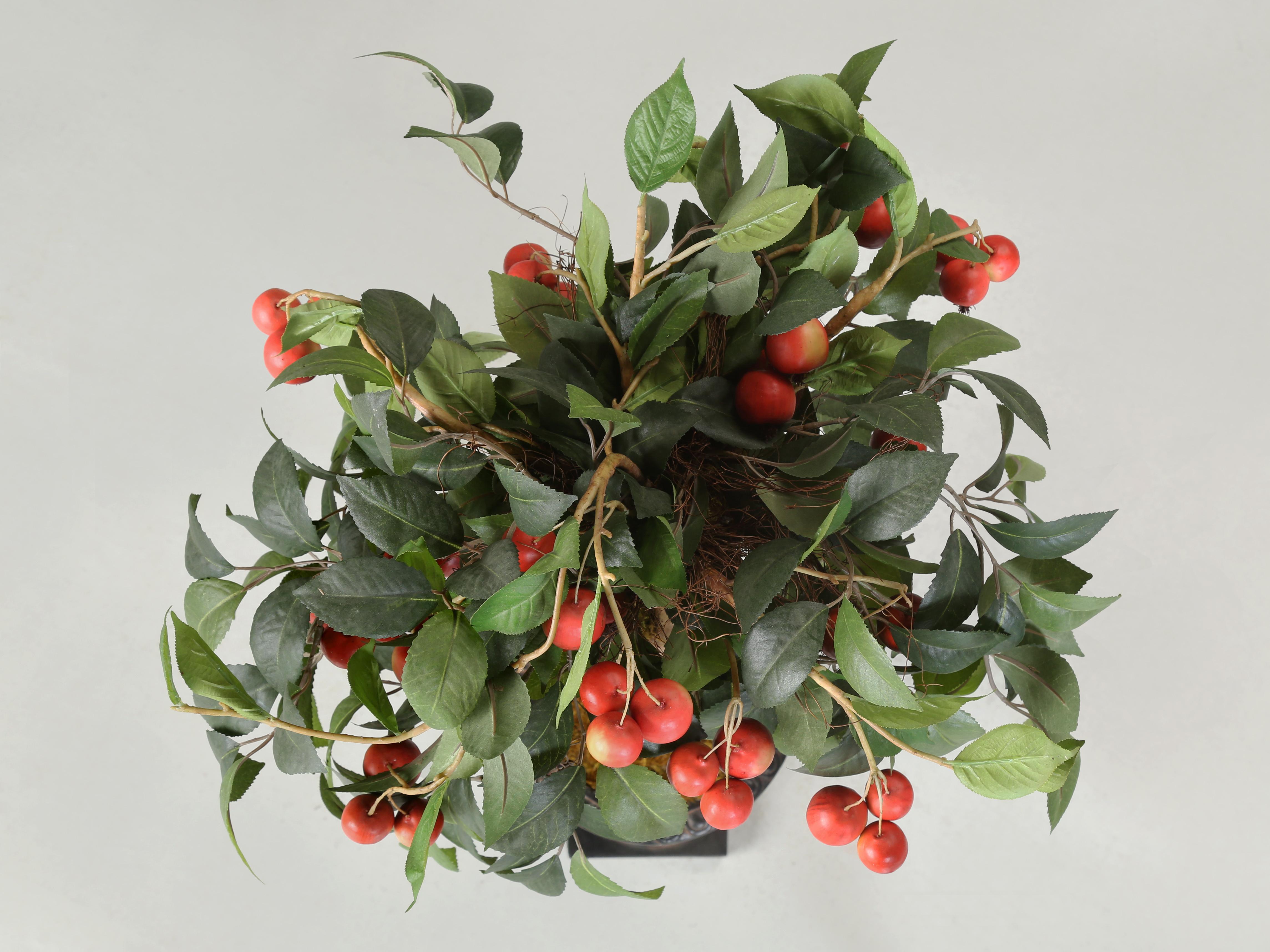 italien Arrangement floral artificiel fait à la main et très réaliste en vente
