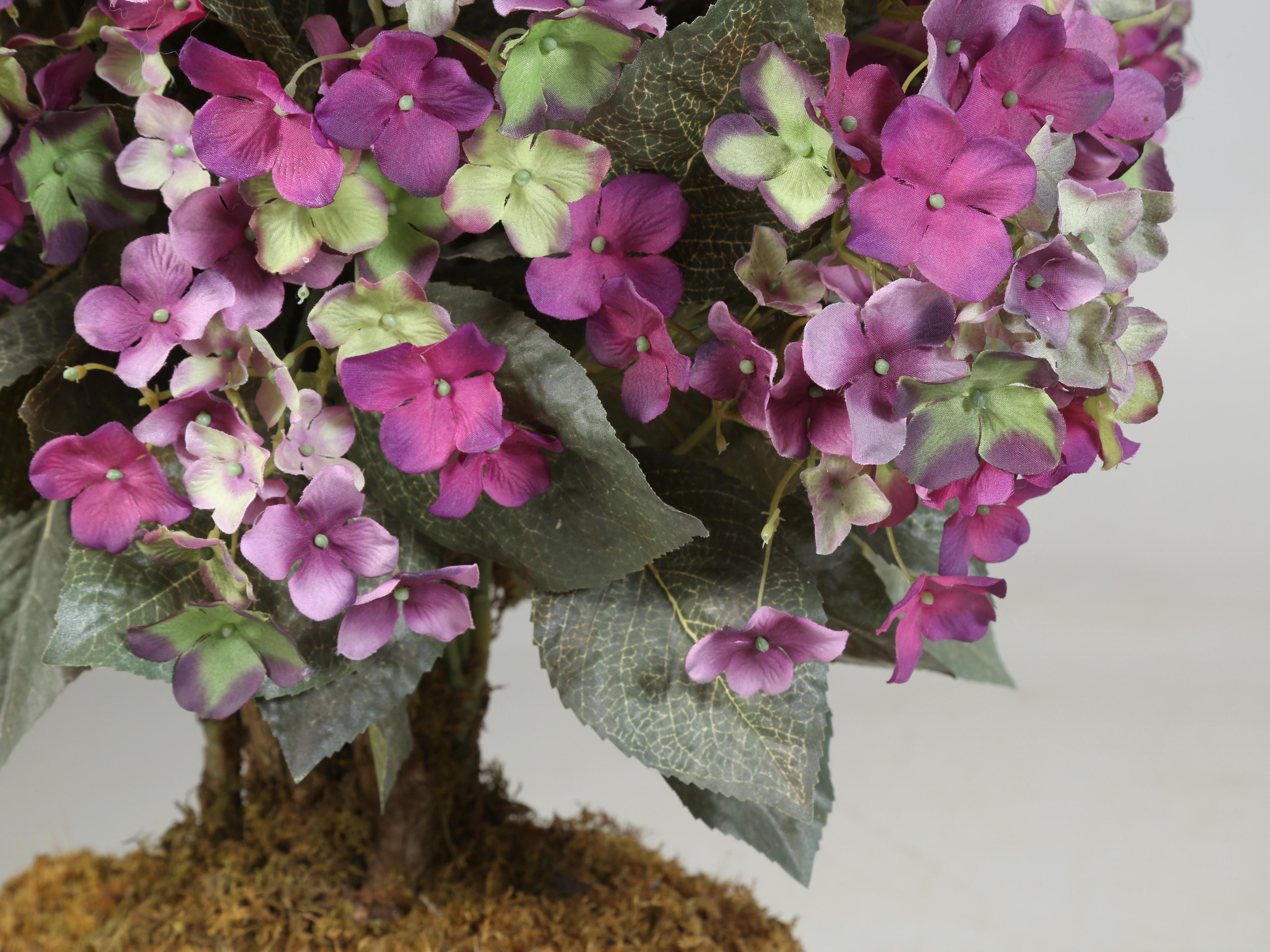 Artificial Floral Arrangement of Purple Hydrangea by Florita Nova of Italy For Sale 2