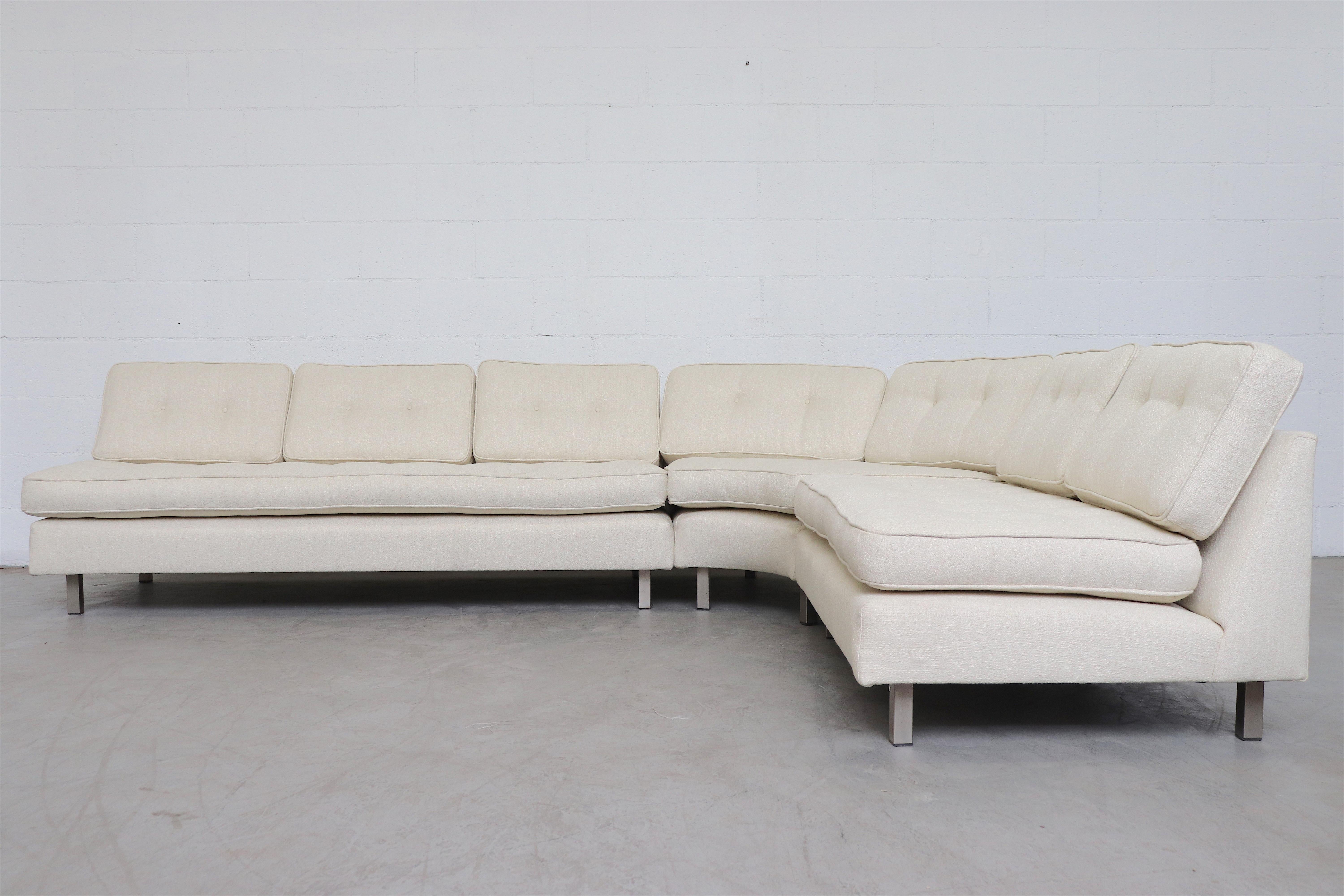 Mid-Century Modern Artifort 3-Piece Sectional Sofa by Geoffrey Harcourt