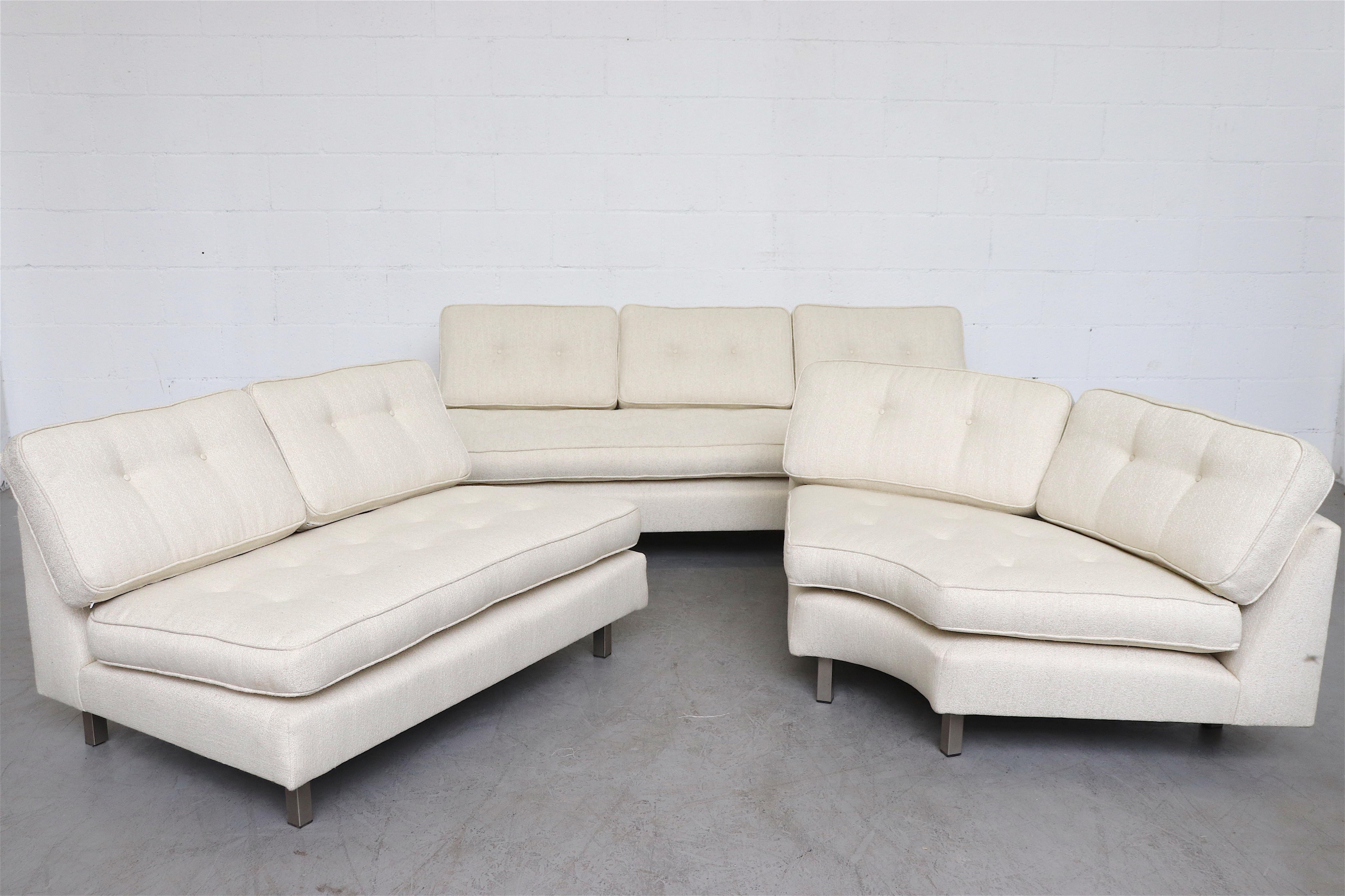 Dutch Artifort 3-Piece Sectional Sofa by Geoffrey Harcourt