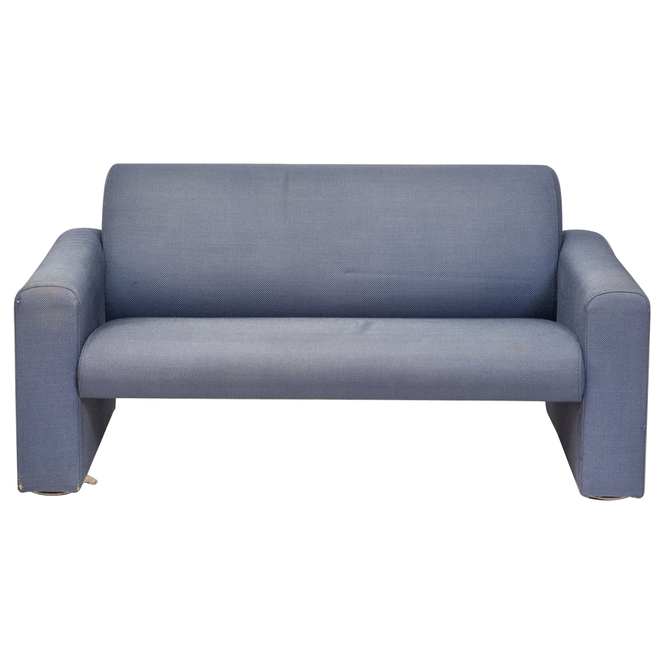 Artifort 691 Blaues Stoff-Sofa, 1980er-Jahre