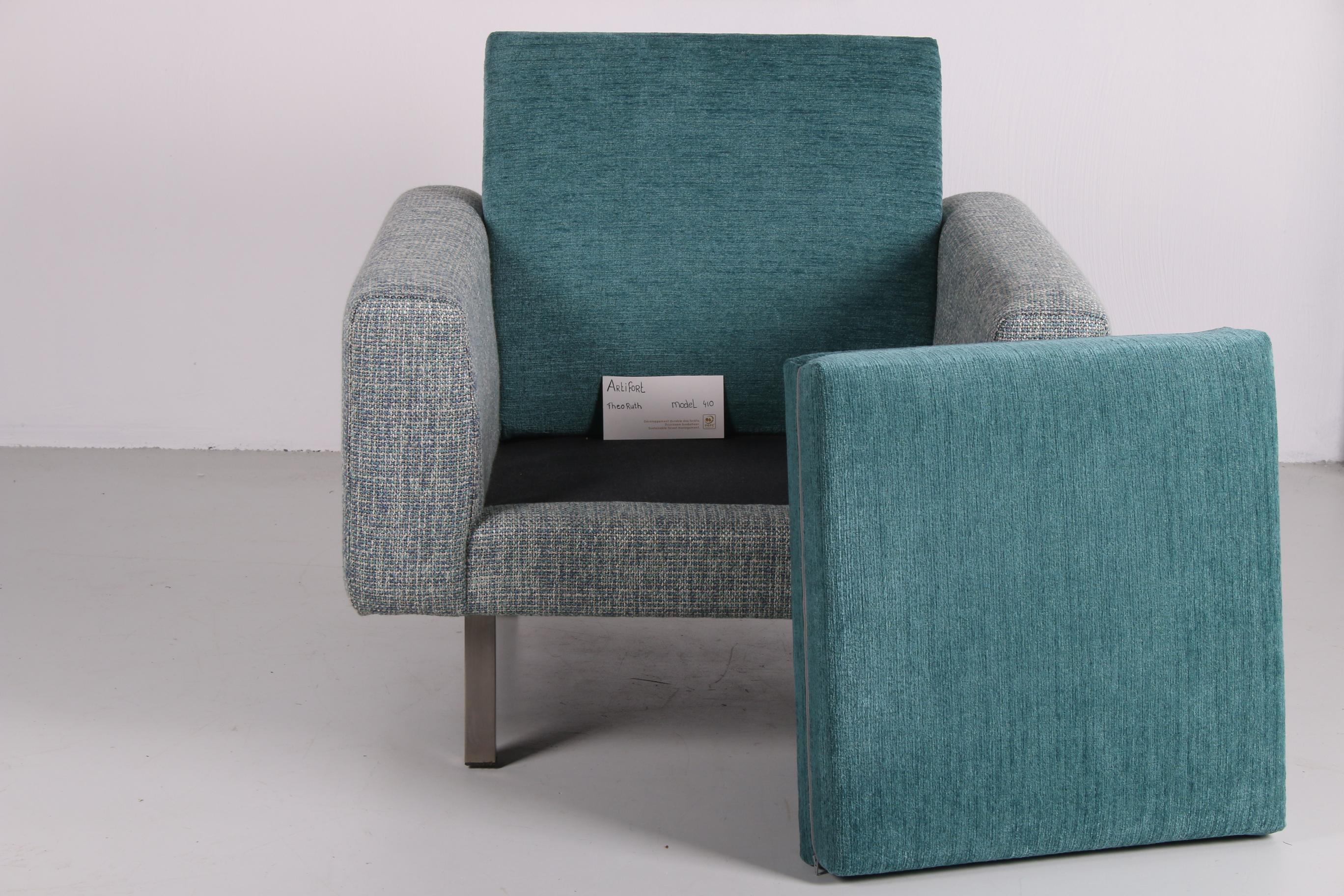 Artifort Armchairs Model 410 from Theo Ruth Set 50's Artifort Armchairs Model 41 In Excellent Condition In Oirlo, LI