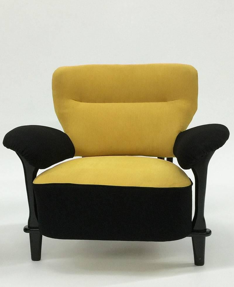20th Century Artifort by Theo Ruth, Two Armchairs, 1950s