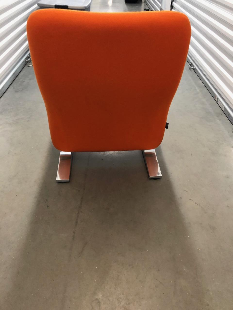 Artifort Classic Orange Low Back Concorde Chair by Pierre Paulin 5