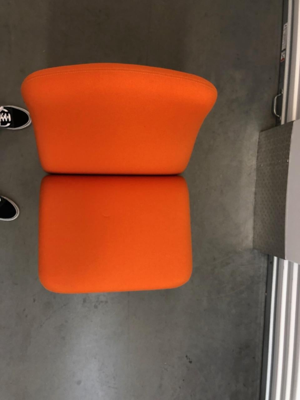 Artifort Classic Orange Low Back Concorde Chair by Pierre Paulin 8