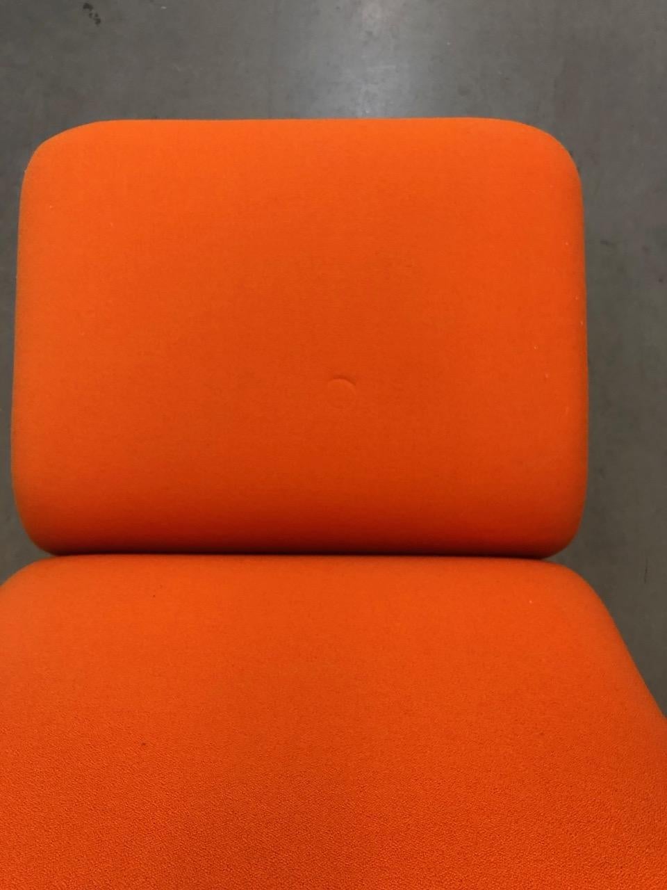 Artifort Classic Orange Low Back Concorde Chair by Pierre Paulin 9