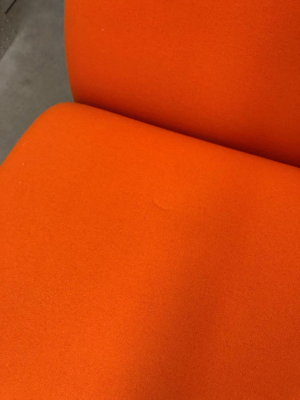 Artifort Classic Orange Low Back Concorde Chair by Pierre Paulin 2