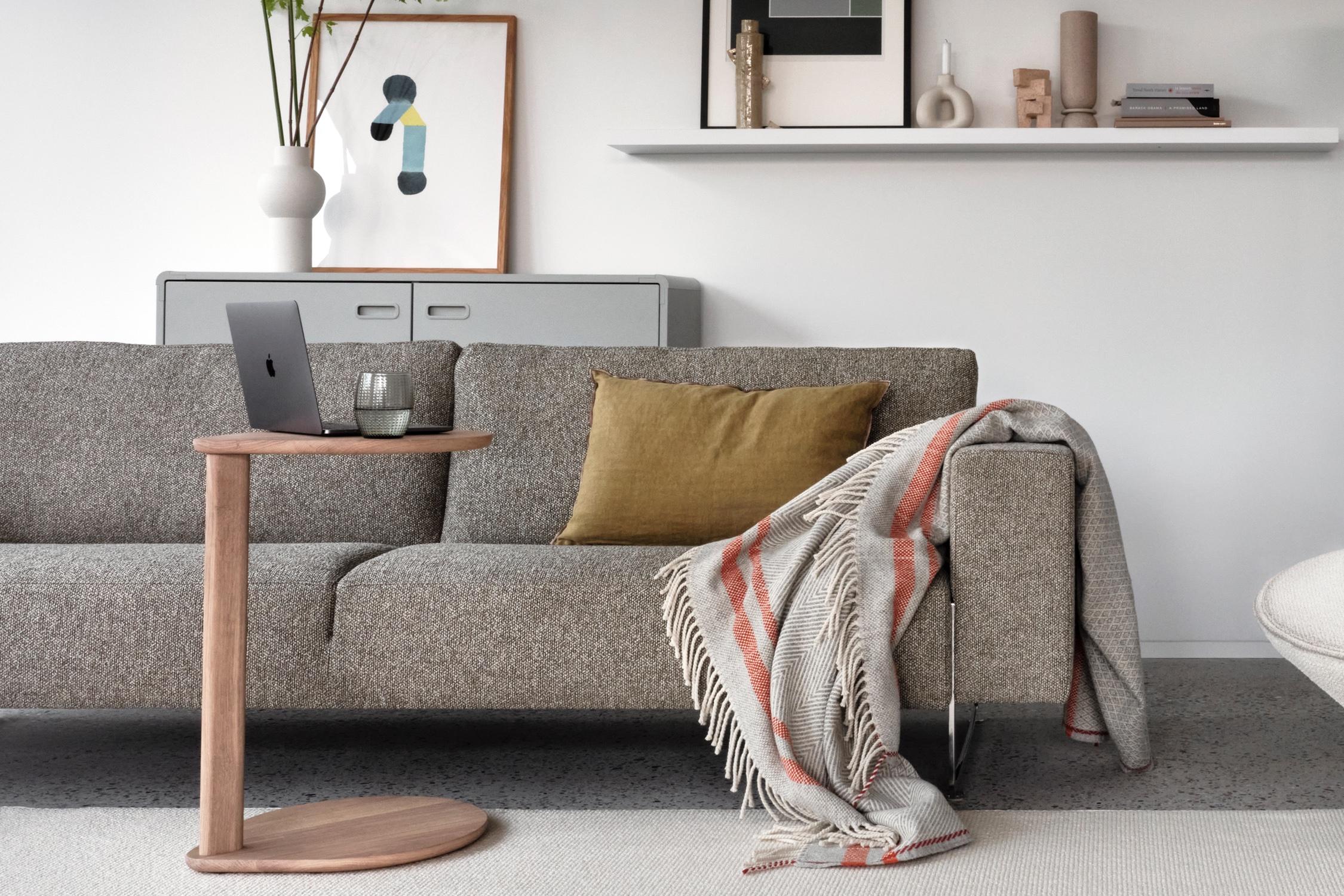 Dutch Artifort Compass Set of Four Solid Oak Tables Designed by Mike & Maaike For Sale