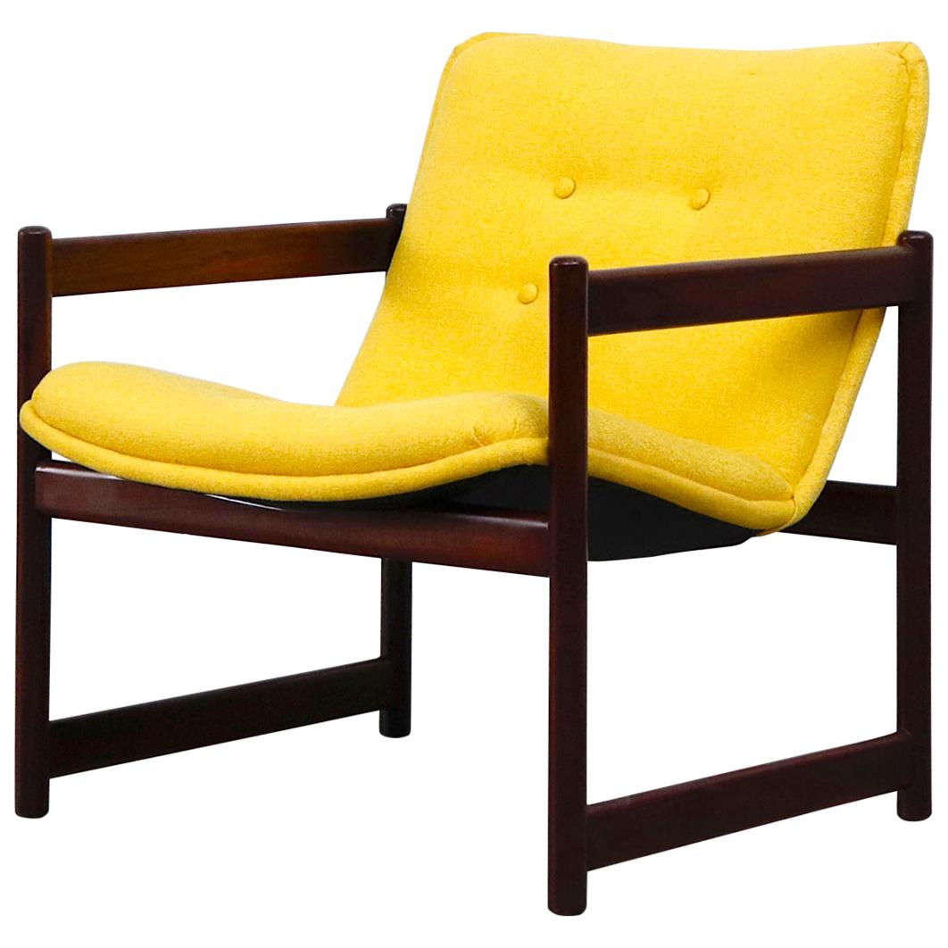 Artifort Cube Lounge Chair with Wood Frame